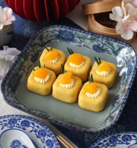Orange Almond petit four