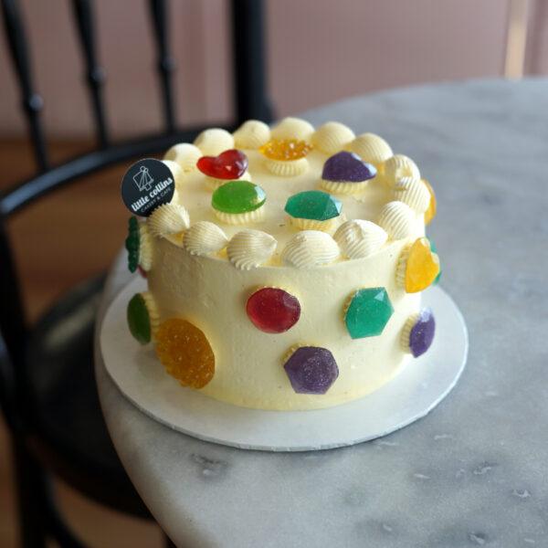 bejewelled cake